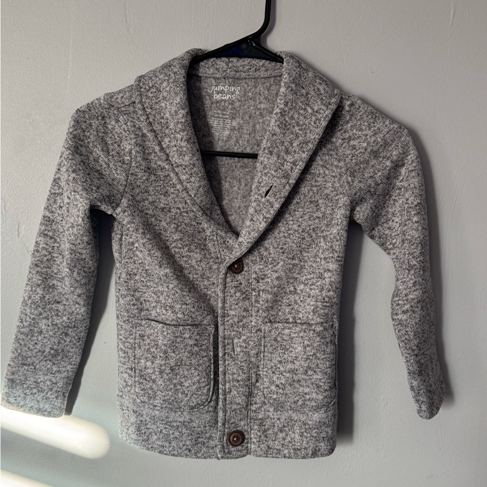 Jumping Beans Heather Gray Shawl Collar Cardigan